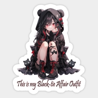 Goth Girls - e girl - Punk Girl Sticker